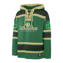 New York Islanders '47 St. Patrick's Day McLucky Superior Lacer Pullover Hoodie Kelly Green