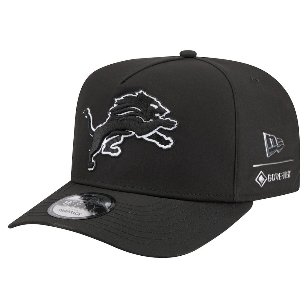 Detroit Lions New Era Gore-Tex A-Frame 9FIFTY Adjustable Hat - Black sale