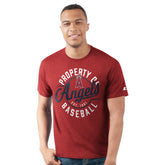 Los Angeles Angels Starter Prime Time Property Of T-Shirt - Red