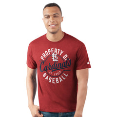 St. Louis Cardinals Starter Prime Time Property Of T-Shirt - Red