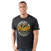 Pittsburgh Pirates Starter Prime Time Property Of T-Shirt - Black