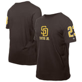 Fernando Tatis Jr. San Diego Padres Design Lab Name & Number T-Shirt - Brown | New Era