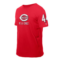 Elly De La Cruz Cincinnati Reds Design Lab Name & Number T-Shirt - Red | New Era