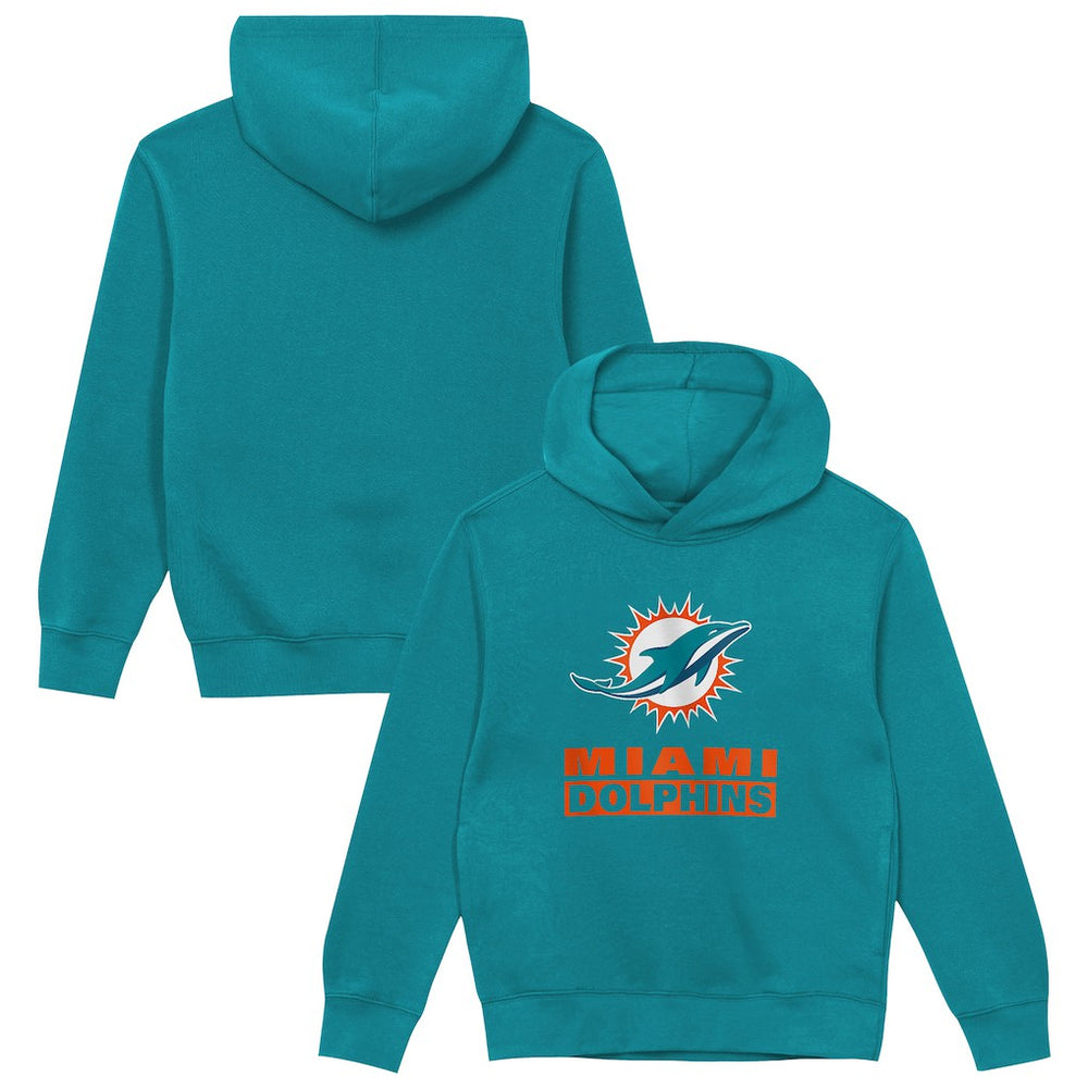 Miami Dolphins Outerstuff Preschool Back to Basics Hoodie - Aqua online
