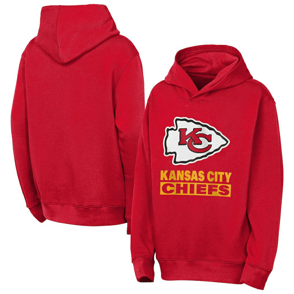 Kansas City Chiefs Outerstuff Youth Back to Basics Hoodie - Red discount