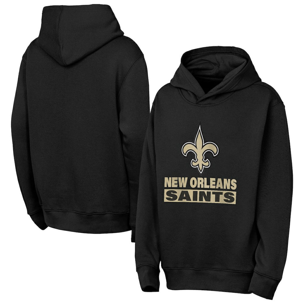 New Orleans Saints Outerstuff Youth Back to Basics Hoodie - Black online