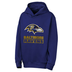 Baltimore Ravens Outerstuff Youth Back to Basics Hoodie - Purple cheap