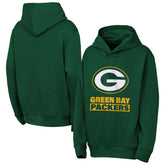 Green Bay Packers Outerstuff Youth Back to Basics Hoodie - Green sale