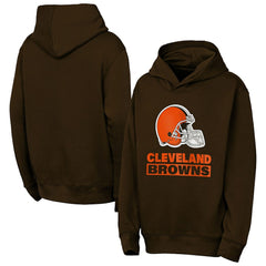 Cleveland Browns Outerstuff Youth Back to Basics Hoodie - Brown outlet