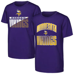 Minnesota Vikings Outerstuff Youth Never Quit 2-Pack T-Shirt Set - Purple online