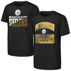 Pittsburgh Steelers Outerstuff Youth Never Quit 2-Pack T-Shirt Set - Black online