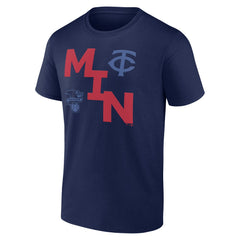 Minnesota Twins Record Shattered T-Shirt - Navy