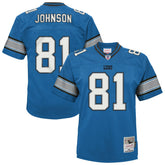 Calvin Johnson Detroit Lions Youth Legacy Replica Jersey - Blue discount