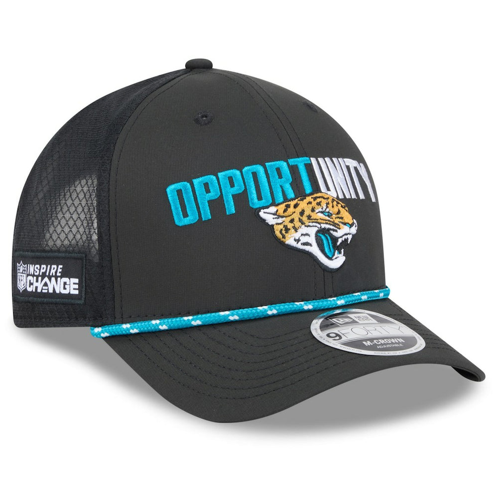 Jacksonville Jaguars New Era 2025 Inspire Change 9FORTY M-Crown Adjustable Hat - Black outlet