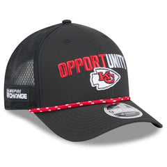 Kansas City Chiefs New Era 2025 Inspire Change 9FORTY M-Crown Adjustable Hat - Black online