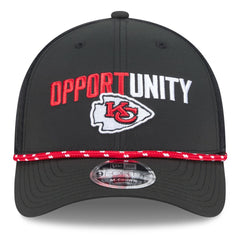 Kansas City Chiefs New Era 2025 Inspire Change 9FORTY M-Crown Adjustable Hat - Black online