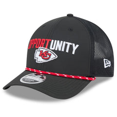 Kansas City Chiefs New Era 2025 Inspire Change 9FORTY M-Crown Adjustable Hat - Black online