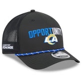 Los Angeles Rams New Era 2025 Inspire Change 9FORTY M-Crown Adjustable Hat - Black sale