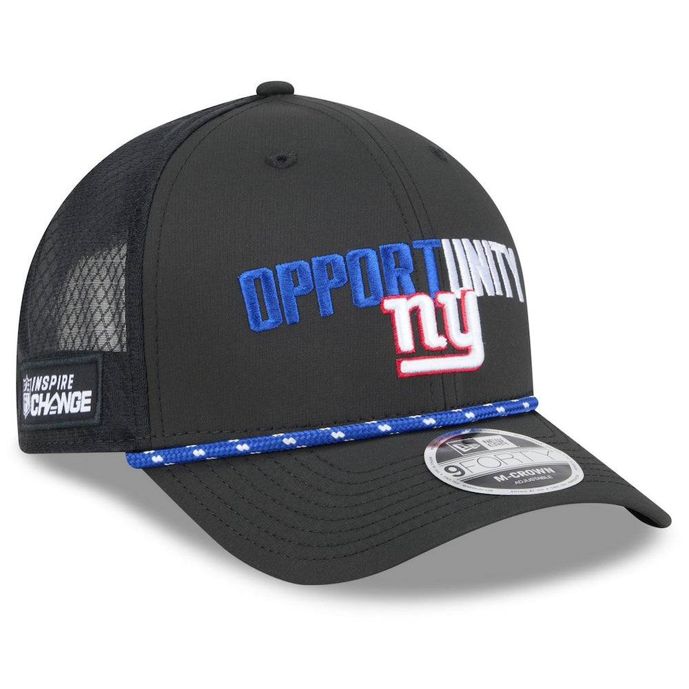 New York Giants New Era 2025 Inspire Change 9FORTY M-Crown Adjustable Hat - Black online
