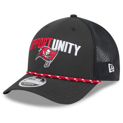 Tampa Bay Buccaneers New Era 2025 Inspire Change 9FORTY M-Crown Adjustable Hat - Black on sale