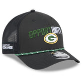 Green Bay Packers New Era 2025 Inspire Change 9FORTY M-Crown Adjustable Hat - Black on sale