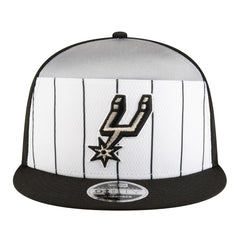 San Antonio Spurs Youth 2025 NBA Tip Off Split Panel 9FIFTY Snapback Hat - White/Black | New Era discount