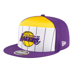 Los Angeles Lakers Youth 2025 NBA Tip Off Split Panel 9FIFTY Snapback Hat - White/Purple | New Era outlet