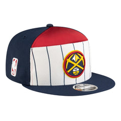 Denver Nuggets Youth 2025 NBA Tip Off Split Panel 9FIFTY Snapback Hat sale - White/Navy | New Era for sale