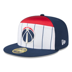 Washington Wizards 2025 NBA Tip Off Split Panel 59FIFTY Fitted Hat - White/Navy | New Era online