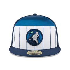 Minnesota Timberwolves 2025 NBA Tip Off Split Panel 59FIFTY Fitted Hat - White/Navy | New Era discount