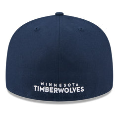 Minnesota Timberwolves 2025 NBA Tip Off Split Panel 59FIFTY Fitted Hat - White/Navy | New Era discount