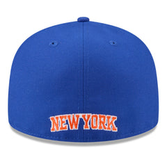 New York Knicks 2025 NBA Tip Off Split Panel 59FIFTY Fitted Hat - White/Blue | New Era for sale