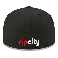 Portland Trail Blazers 2025 NBA Tip Off Split Panel 59FIFTY Fitted Hat - White/Black | New Era for sale
