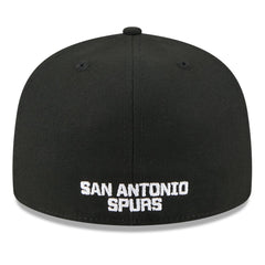 San Antonio Spurs 2025 NBA Tip Off Split Panel 59FIFTY Fitted Hat - White/Black | New Era cheap