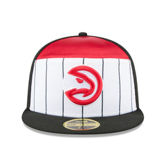 Atlanta Hawks 2025 NBA Tip Off Split Panel 59FIFTY Fitted Hat - White/Black | New Era discount