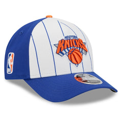 New York Knicks 2025 NBA Tip Off M-Crown A-Frame 9FORTY Adjustable Hat - White/Blue | New Era online