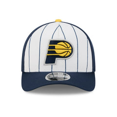 Indiana Pacers 2025 NBA Tip Off M-Crown A-Frame 9FORTY Adjustable Hat - White/Navy | New Era on sale