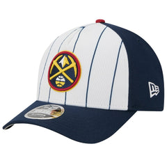Denver Nuggets 2025 NBA Tip Off M-Crown A-Frame 9FORTY Adjustable Hat sale - White/Navy | New Era discount