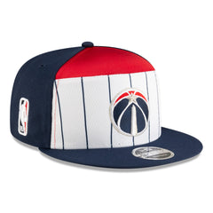 Washington Wizards 2025 NBA Tip Off Split Panel 9FIFTY Snapback Hat - White/Navy | New Era discount