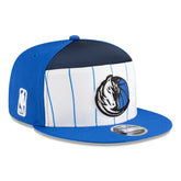 Dallas Mavericks 2025 NBA Tip Off Split Panel 9FIFTY Snapback Hat sale - White/Blue | New Era for sale