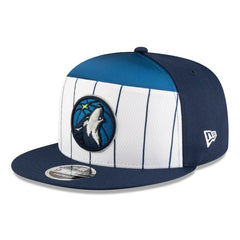 Minnesota Timberwolves 2025 NBA Tip Off Split Panel 9FIFTY Snapback Hat - White/Navy | New Era sale