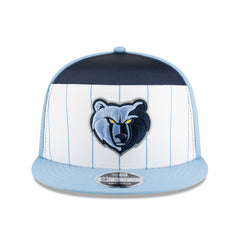 Memphis Grizzlies 2025 NBA Tip Off Split Panel 9FIFTY Snapback Hat - White/Light Blue | New Era outlet
