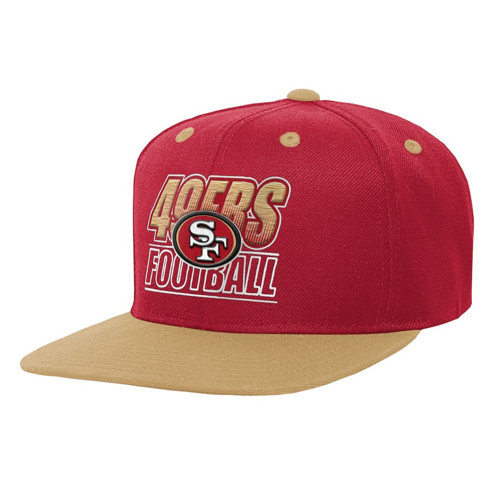 San Francisco 49ers Outerstuff Youth Team Gradient Deadstock Snapback Hat - Scarlet sale