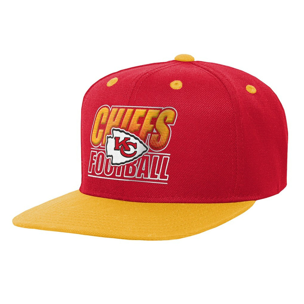 Kansas City Chiefs Outerstuff Youth Team Gradient Deadstock Snapback Hat - Red on sale