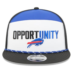 Buffalo Bills New Era 2025 Inspire Change Split Panel 9FIFTY Snapback Hat - White/Black outlet