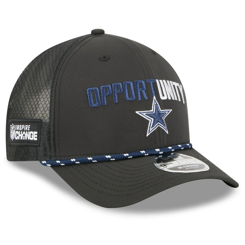 Dallas Cowboys New Era 2025 Inspire Change 9FORTY M-Crown Adjustable Hat - Black outlet