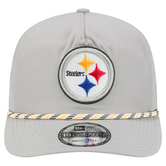 Pittsburgh Steelers New Era Rope 19TWENTY Hat - Gray discount