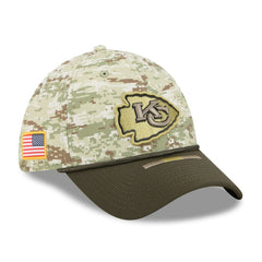 Kansas City Chiefs New Era 2025 Salute to Service 39THIRTY Flex Hat - Camo outlet