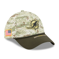 Miami Dolphins New Era 2025 Salute to Service 39THIRTY Flex Hat - Camo online