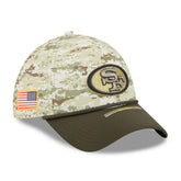 San Francisco 49ers New Era 2025 Salute to Service 39THIRTY Flex Hat - Camo online